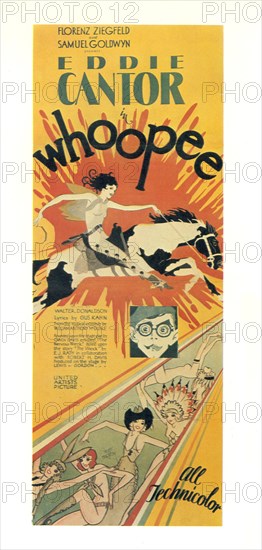 Movie Poster, Eddie Cantor in "Whoopee", USA, 1930