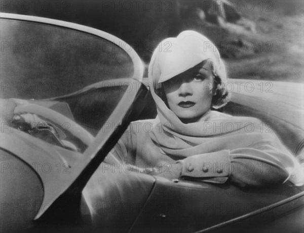 Marlene Dietrich, on-set of the Film, "Desire", 1936