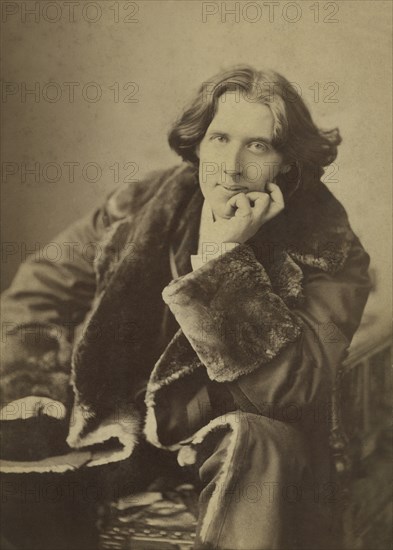 Oscar Wilde (1854-1900), Irish Writer and Poet, Portrait, 1882