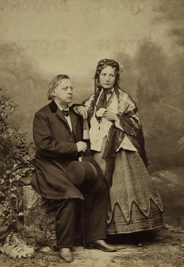 Henry Ward Beecher, Harriet Beecher Stowe, Portrait, 1885