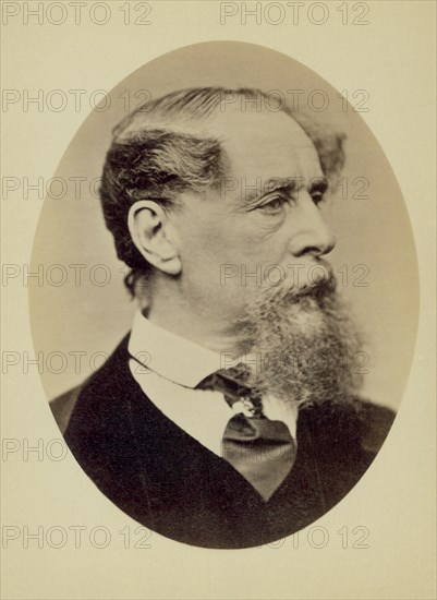 Charles Dickens (1812-1870), English Writer, Portrait, 1867