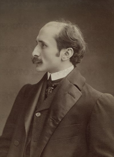 Edmond Rostand (1868-1918), French Poet and Dramatist , Portrait, 1910