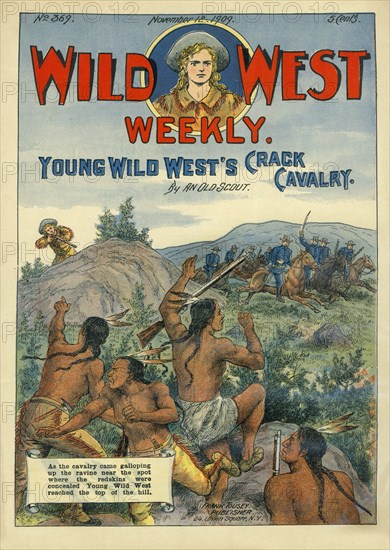 Cover of Wild West Weekly Magazine, No. 369, November 12, 1909