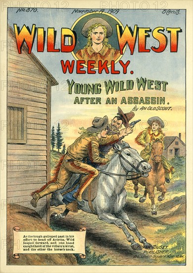 Cover of Wild West Weekly Magazine, No. 370, November 19, 1909