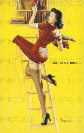 "One For The Books", Mutoscope Card, 1940s