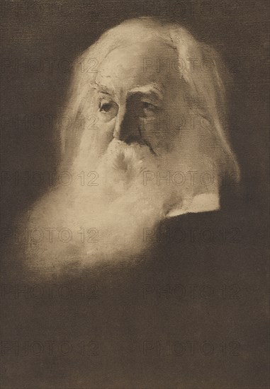 Walt Whitman (1819-92), American Poet, Portrait, 1890's