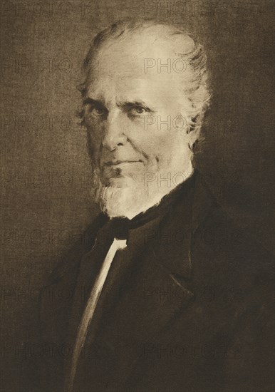 John Greenleaf Whittier (1807-92), American Quaker Poet and Abolitionist, Portrait