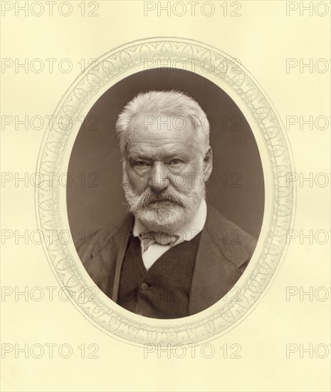 Victor Hugo (1802-85), French Poet, Novelist and Dramatist, Portrait, 1870's