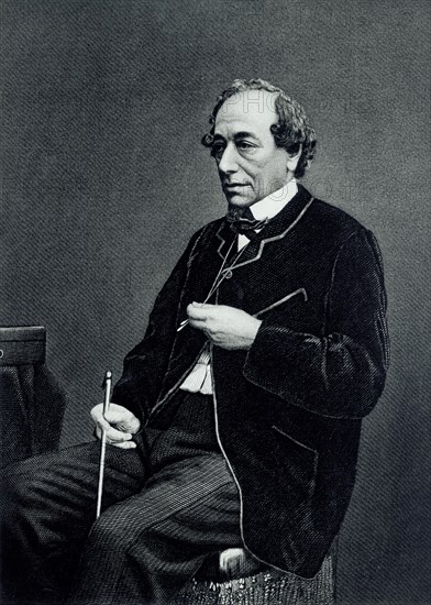 Hans Christian Andersen (1805-75), Danish Writer, Portrait, Engraving