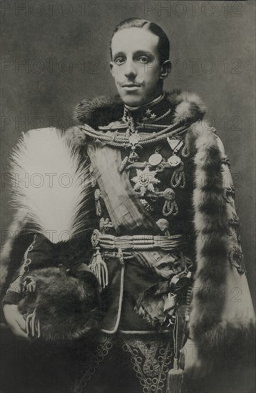 Alfonso VIII, King of Spain, Portrait, 1923