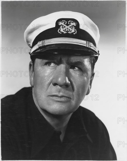 George Bancroft, Publicity Portrait for the Film, "Submarine Patrol", 1938