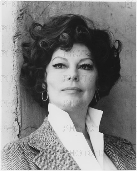 Ava Gardner, Portrait, on-set of the Film, "Earthquake", 1974