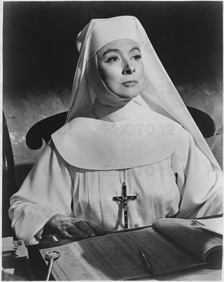 Greer Garson, Portrait, on-set of the Film, "The Singing Nun", 1966