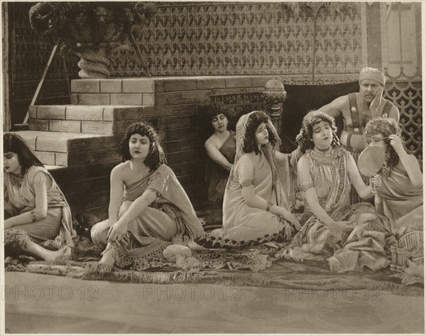 Slave Girls, Marriage Market Scene during Ancient Babylonian Story as part of the Silent Film, "Intolerance", by D.W. Griffith, 1916
