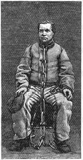 Finnish Prisoner, Helsinki, Finland, Harper's New Monthly Magazine, Illustration, January 1891