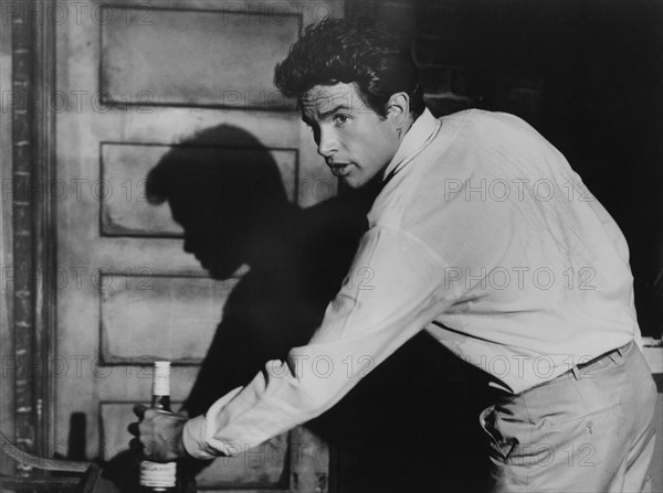 Warren Beatty, on-set of the Film, "All Fall Down", MGM, 1962