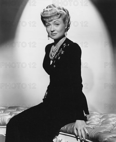 Constance Bennett, Publicity Portrait for the Film, "Wild Bill Hickok Rides", Warner Bros., 1942