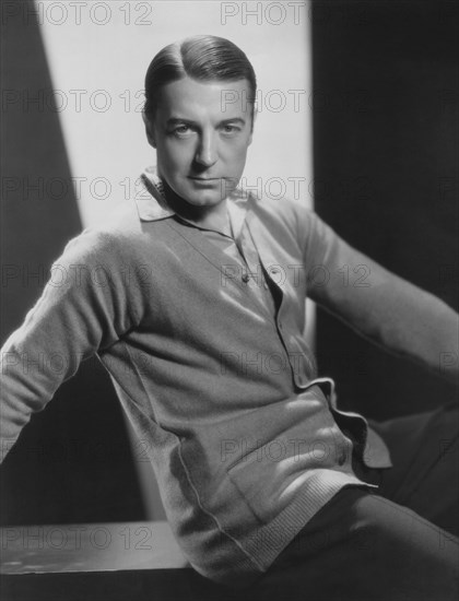 Clive Brook, Publicity Portrait for the Film, "The Lawyer's Secret", Paramount Pictures, 1931