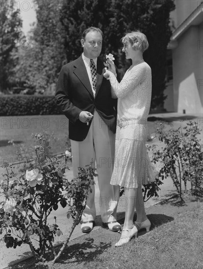 Actor Emil Jannings, Paramount Pictures Publicity Portrait with his Wife, Gussy Holl, 1929