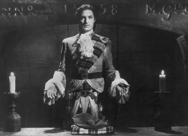 Robert Donat, on-set of the Film, "The Ghost Goes West", United Artists, 1935