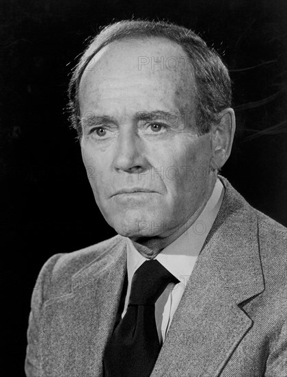 Henry Fonda, Publicity Portrait for the Television Special, "FDR: The Man who Changed America", CBS-TV, 1975