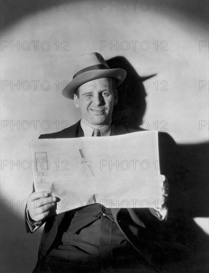 Wallace Ford, Publicity Portrait for the Film, "X Marks the Spot", Tiffany Pictures, 1931