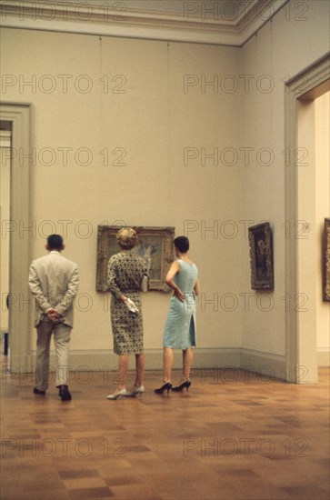 Metropolitan Museum of Art, Interior View, New York City, New York, USA, July 1961