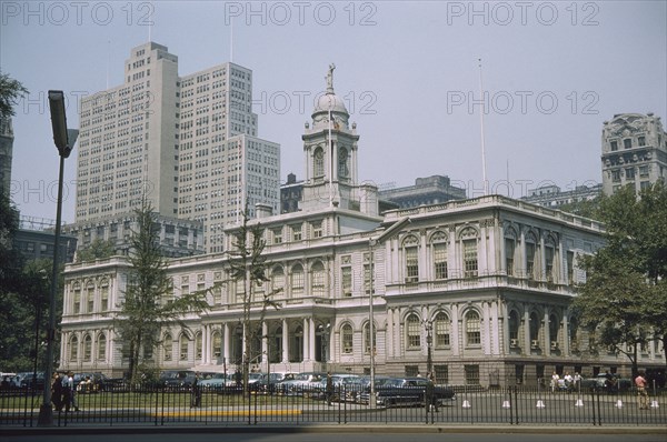 City Hall, New York City, New York, USA, July 1961