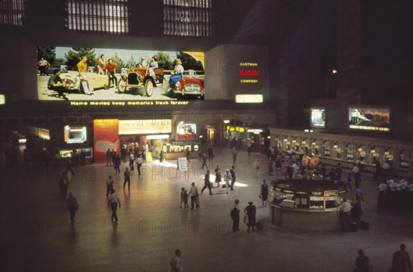 Grand Central Terminal, Main Concourse, New York City, New York, USA, July 1961