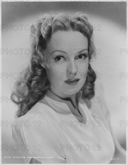 Rita Johnson, Publicity Portrait for the Film, "Edison, The Man", MGM, 1940