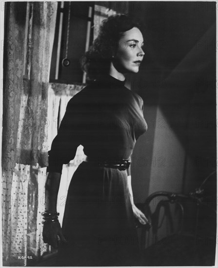 Jennifer Jones, on-set of the Film, "Ruby Gentry", 20th Century-Fox, 1952