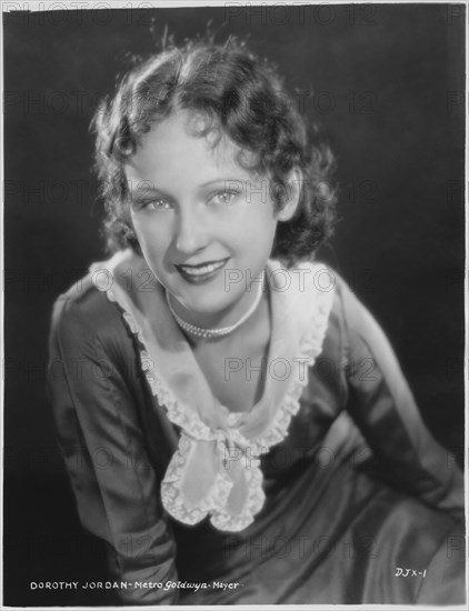 Actress Dorothy Jordan, Publicity Portrait, MGM, 1929