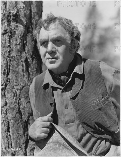 Thomas Mitchell, on-set of the Film, "The Romance of Rosy Ridge", MGM, 1947