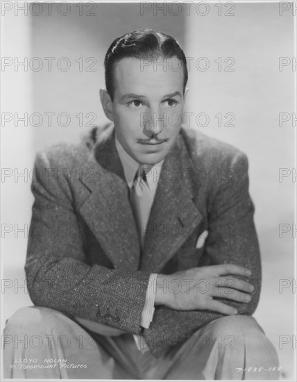 Actor Lloyd Nolan, Publicity Portrait, Paramount Pictures, 1939