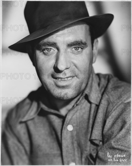 Actor Pat O'Brien, Publicity Portrait, Vitagraph Inc., 1933