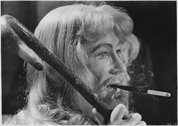 Peter O'Toole, on-set of the Film, "The Ruling Class", 1972