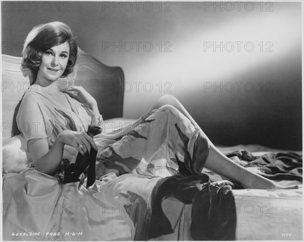 Geraldine Page, on-set of the Film, "Sweet Bird of Youth", MGM, 1962