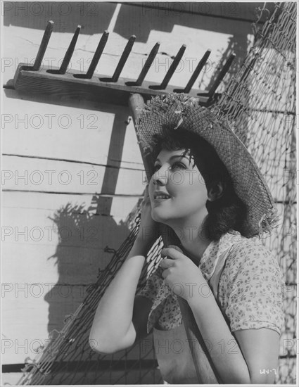 Jean Parker, on-set of the Film, "Lazy River", MGM, 1934