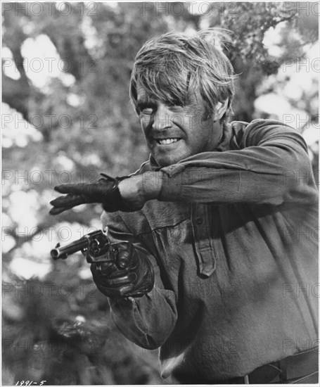 George Peppard, on-set of the Film, "Rough Night in Jericho", Universal Pictures, 1967