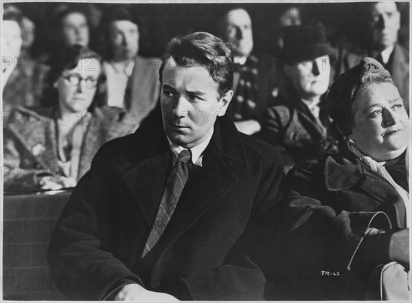 Michael Redgrave, on-set of the Film, "Thunder Rock", 1942