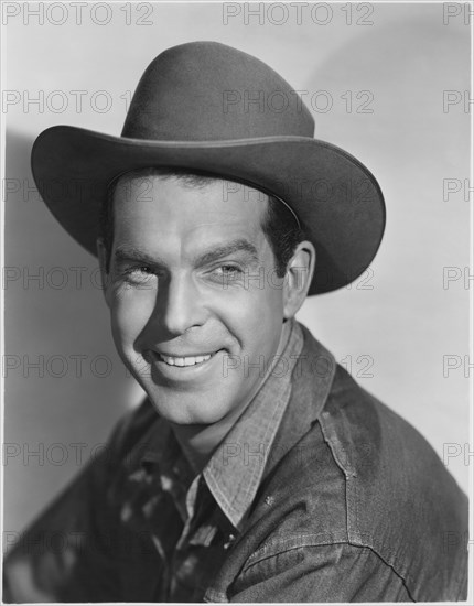 Fred MacMurray, Publicity Portrait for the Film, "Smoky", 20th Century-Fox, 1946