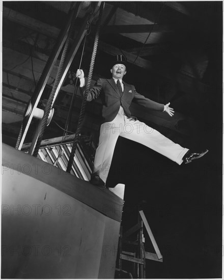 Charles Ruggles, on-set of the Film, "Ruggles of Red Gap", Bert Longworth for Paramount Pictures, 1935