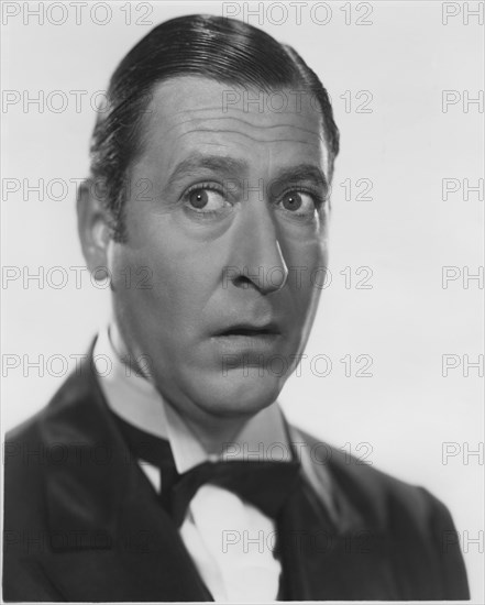 Arthur Treacher, Publicity Portrait for the Film, "Mad About Music", Universal Pictures, 1938