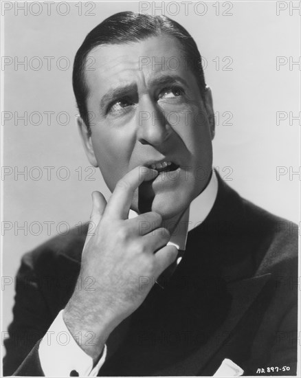 Arthur Treacher, Publicity Portrait for the Film, "Mad About Music", Universal Pictures, 1938