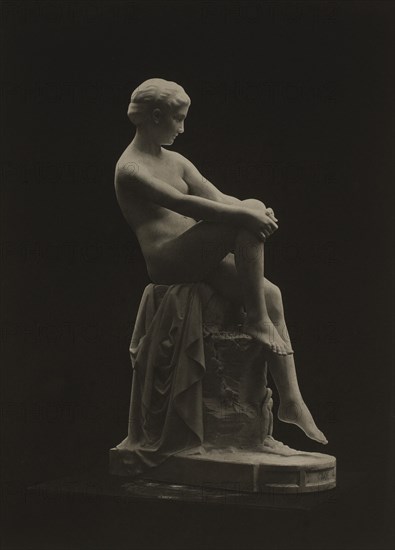 Chloe, Photogravure Print from the Original Sculpture by Anatole Marquet Vasselot, The Masterpieces of French Art by Louis Viardot, Published by Gravure Goupil et Cie, Paris, 1882, Gebbie & Co., Philadelphia, 1883