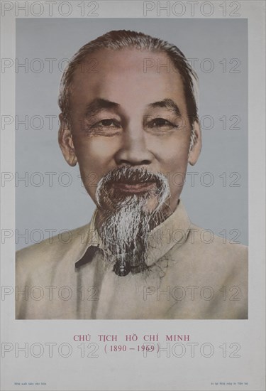 Ho Chi Minh (1890-1969), Vietnamese Nationalist Leader, Portrait