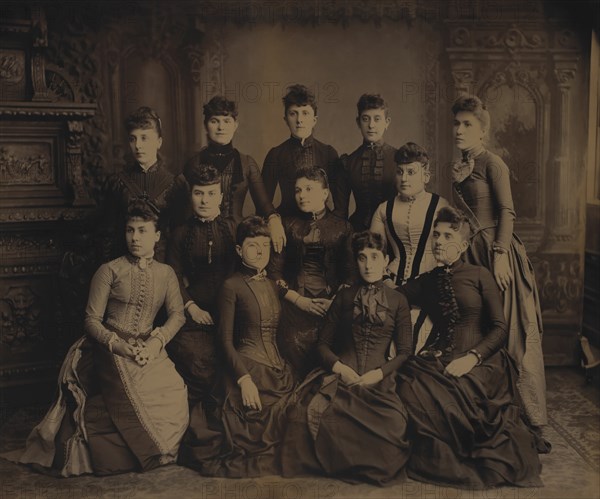 Portrait of A Group of Young Adult Women, c. 1900