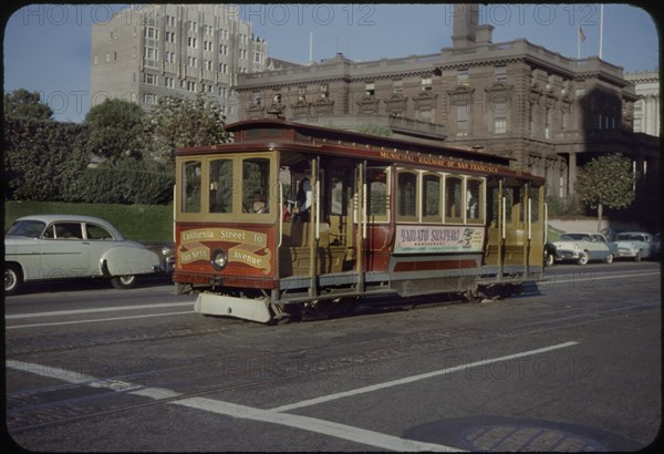 Cable Car, San Francisco, California, USA, 1957