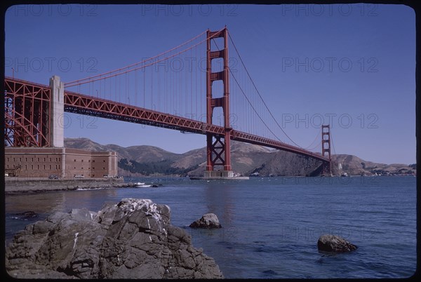 Golden Gate Bridge, San Francisco, California, USA, 1963