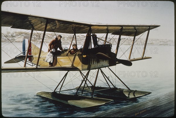 Cargo Floatplane on Water